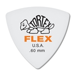 Dunlop TORTEX® FLEX™ TRIANGLE PICK .60MM 12 Pack