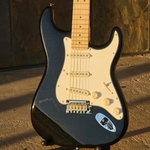 Used 2012 Squier Strat Black Sparkle with Gig Bag