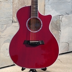 Taylor 614ce Special Edition Grand Auditorium Acoustic Electric Guitar Trans Red