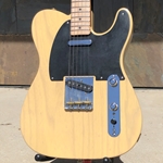 Used Fender 70th Anniversary Broadcaster, Maple Fingerboard, Blackguard Blonde 2019