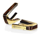 Thalia 25k Gold Finish Capo w/Tennessee Whisky Wing Inlay