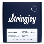 Stringjoy Signatures | Balanced Light Gauge (10-48) Nickel Wound Electric Guitar Strings