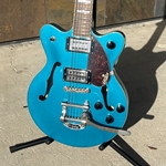 Used 2021 Gretsch G2657T Streamliner Center Block Jr. FSR Ocean Turquoise