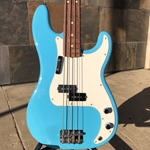 Used Fender Made in Japan Limited International Color Precision Bass, Maui Blue with Gigbag