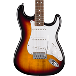Fender Standard Stratocaster® Laurel Fingerboard, White Pickguard, 3-Color Sunburst