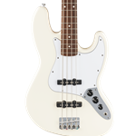 Fender Standard Jazz Bass®Laurel Fingerboard, White Pickguard,