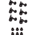 Fender Locking Stratocaster®/Telecaster® Staggered Tuning Machines (Black) (6)