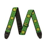 Dunlop JIMI HENDRIX™ MONTEREY BLACKLIGHT STRAP – BLUE