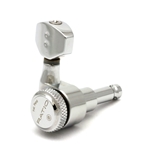 Graph Tech  PRL-8721-C0 Ratio Electric 6-In-Line Locking Tuned Machine Heads - Mini Contemporary Style / Chrome
