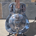 Used Recording King RM-998-R Style-0 Diamond Resonator Nickel-Plated Bell Brass with Gig Bag