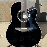 Used Ovation 2056 LX Pro Legend Black 12 String Acoustic-Electric Guitar w/ Case