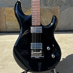 Ernie Ball Music Man Luke 4 HH Electric Guitar - Black Sparkle with Rosewood Fingerboard