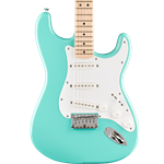 Squier Sonic® Stratocaster® HT, Maple Fingerboard, White Pickguard, Sea Foam Green