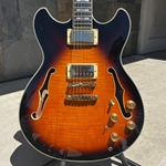 Used 2015 Ibanez JSM-10 John Scofield Signature Vintage Yellow Sunburst with Hardcase