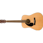 Fender CD-60S Left Hand, Walnut Fingerboard, Natural