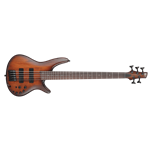 Ibanez SR505A 5 String Bass Mahogany Brown Burst Low Gloss