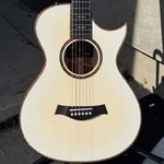Taylor 2026 Catch Custom #6 C12ce Acoustic-electric Guitar - Shaded Trans White Top/Lilac Wine Body