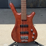 Used Warwick Pro Series Corvette Bubinga 4 Passive 4 String Bass with Gig Bag