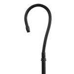 Gator Frameworks 19″ Solid Steel Gooseneck with Black Finish