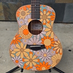 Taylor GS Mini-e Special Edition, Floral Blue