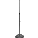 On-Stage MS7201B Round Base Mic Stand (Black)