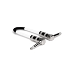 Hosa CPE-106 Guitar Patch Cable, Right-Angle to Same, 6in