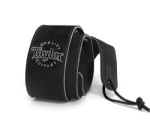 Taylor Suede Black Logo Strap