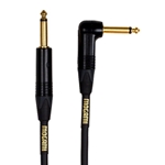 Mogami Gold Instrument Cable Straight to Right Angle; 25 ft