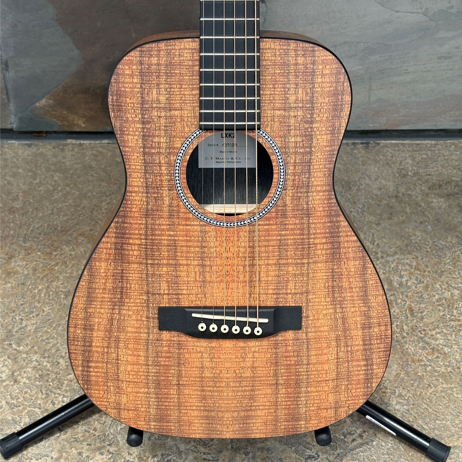 Instrumental Music - Martin LXK2 Little Martin Left Handed Koa