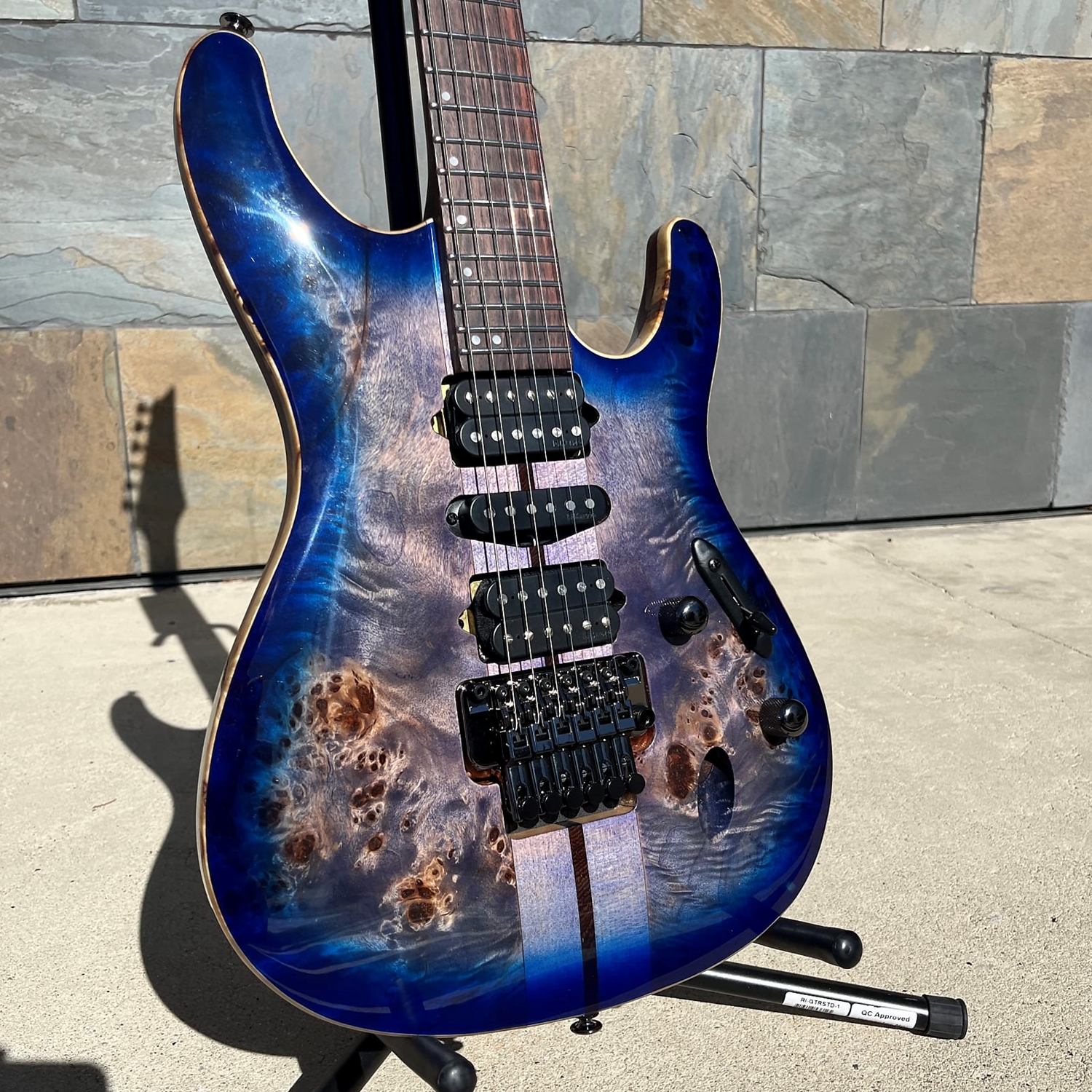 Ibanez Premium S1070PBZ Cerulean Blue Burst