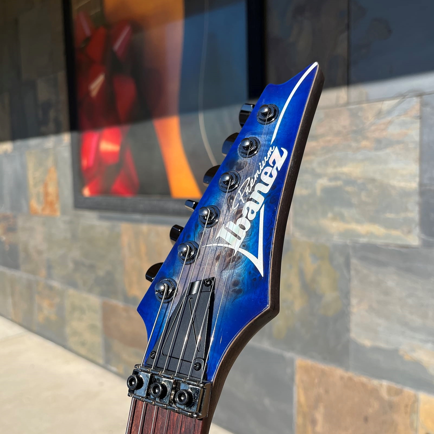 Instrumental Music - Ibanez Premium S1070PBZ Cerulean Blue Burst