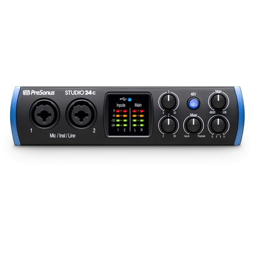PreSonus Studio 24c 2x2 USB-C Audio Interface