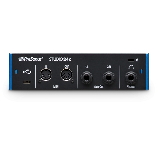 Instrumental Music - PreSonus Studio 24c 2x2 USB-C Audio Interface Instrumental Music - PreSonus Studio 24c 2x2 USB-C Audio Interface
