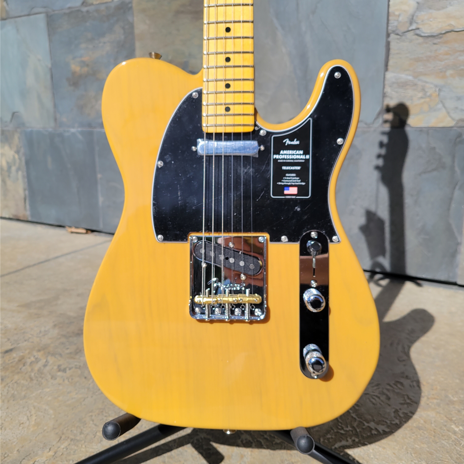 American Professional II Telecaster, Butterscotch Blonde, Maple Yellow  Right Hand SS