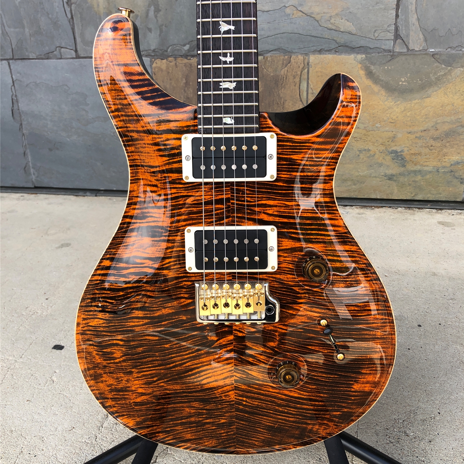 【美品】PRS P24 Orange Tiger 10top ピエゾ搭載 PRS P24 Orange tiger 10top｜SOUNDMART