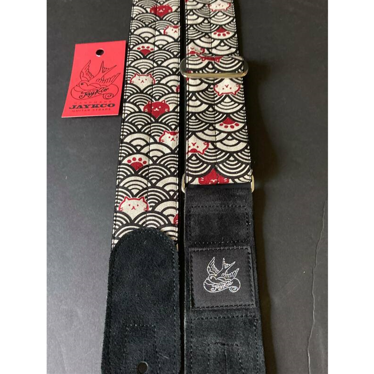 Instrumental Music Jaykco Wavy Cat Guitar Strap