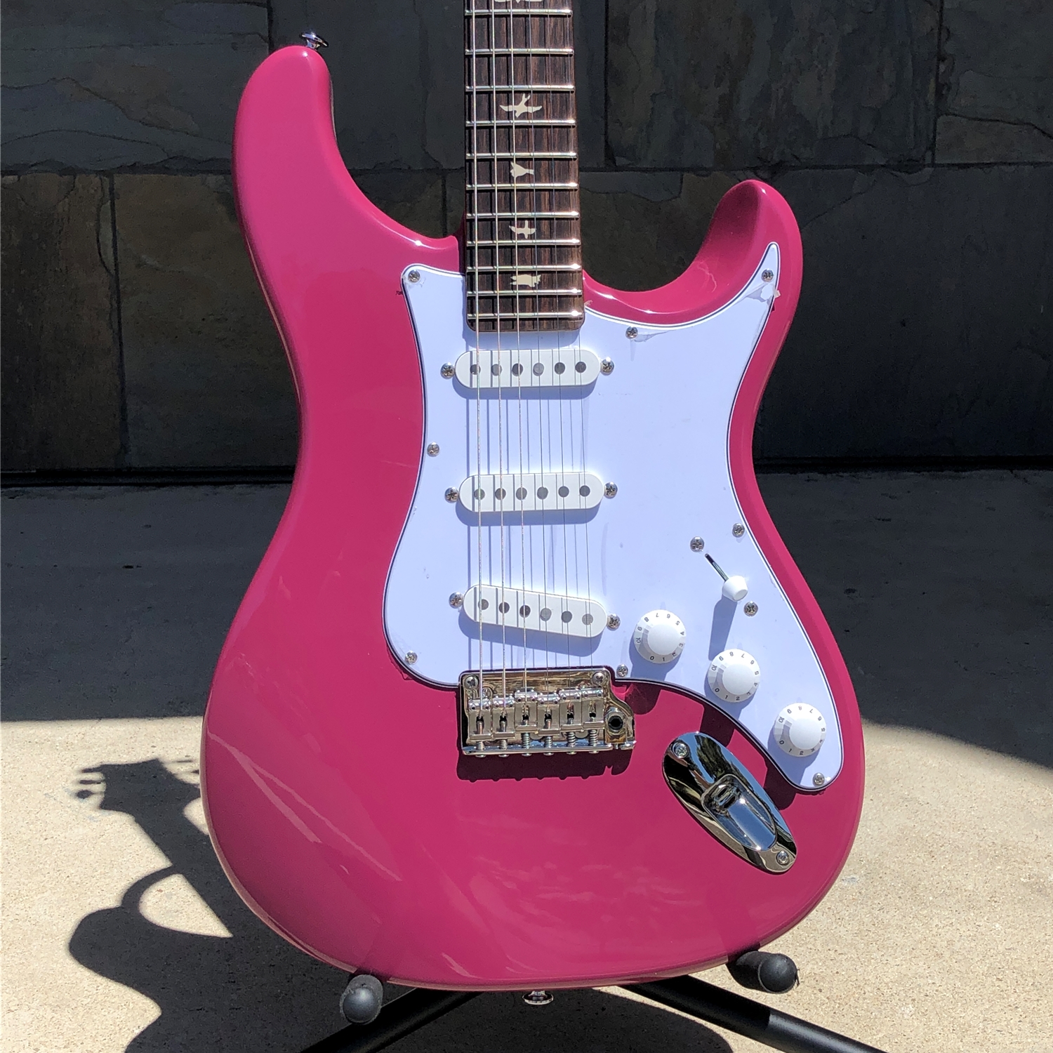 PRS SE Silver Sky in Dragonfruit — Lidgett Music