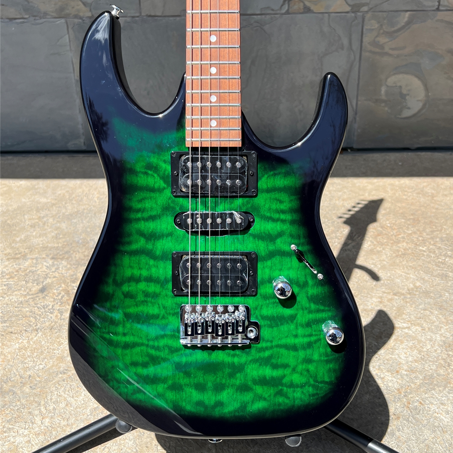 【10662】 Ibanez GRX70QA ディンキータイプ グリーン Ibanez GRX70QA GIO RX Series Electric Guitar | Music & Arts