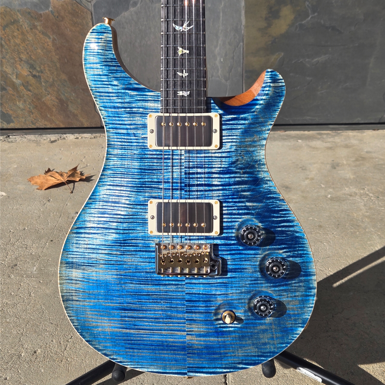 PRS DGT 10-TOP FADED BLUE JEAN WITH BIRD INLAYS