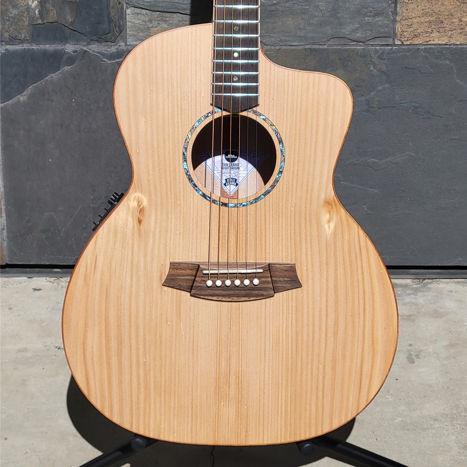 Cole Clark AN Grand Auditorium, Bunya Face Queensland Maple back & sides, Australia