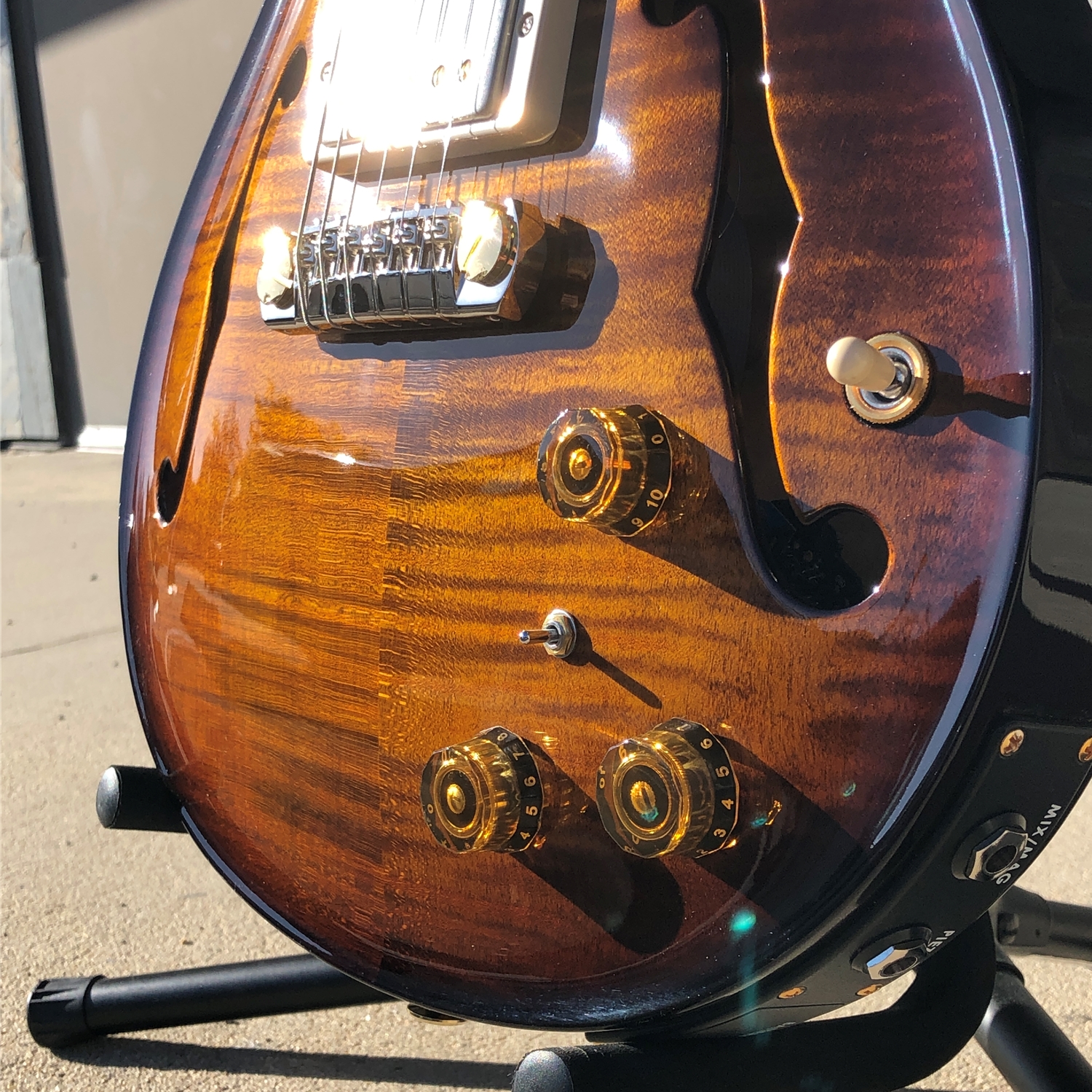 Instrumental Music - PRS Hollowbody II Piezo, 10 Top & Back