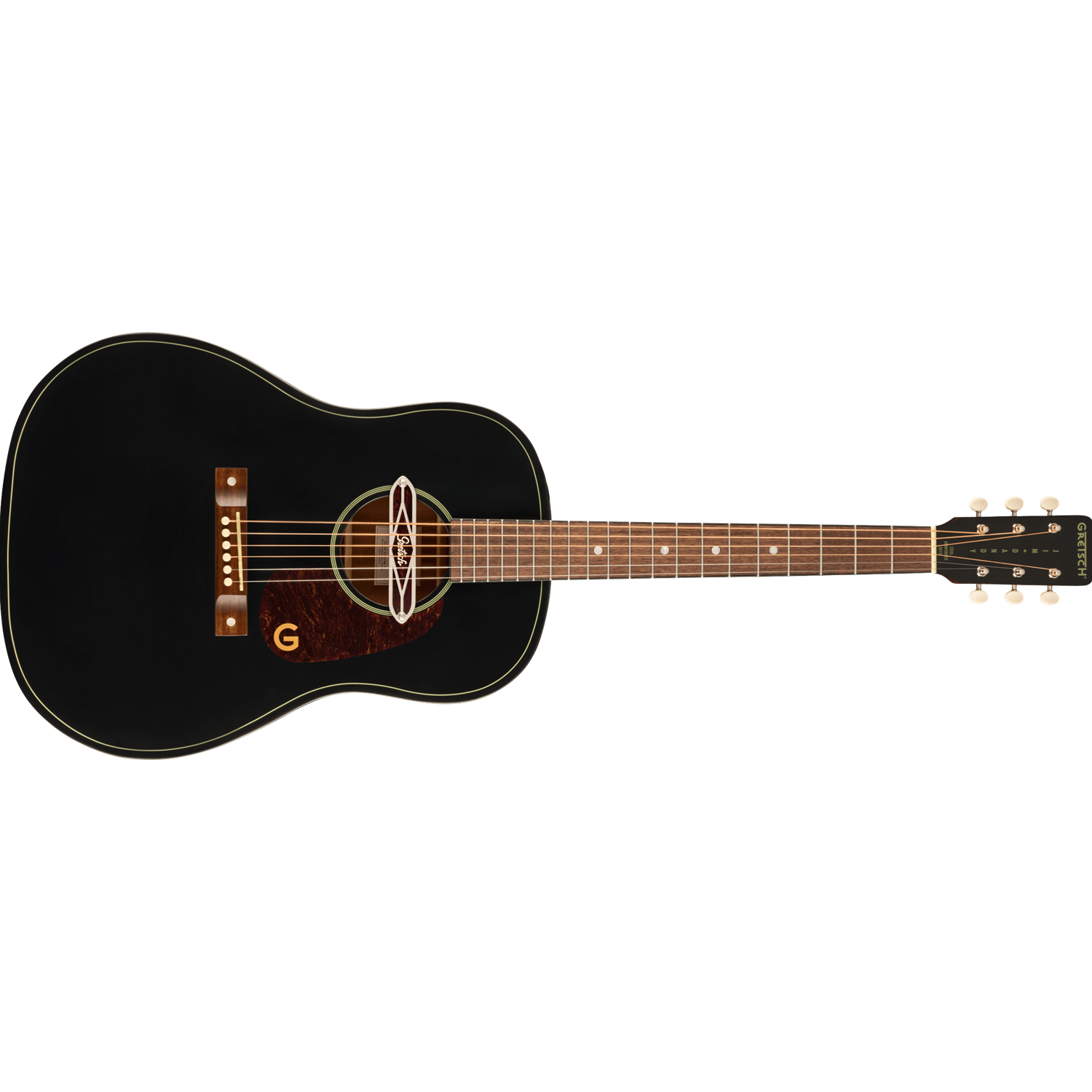 Gretsch Deltoluxe Dreadnought Acoustic Guitar Black Top