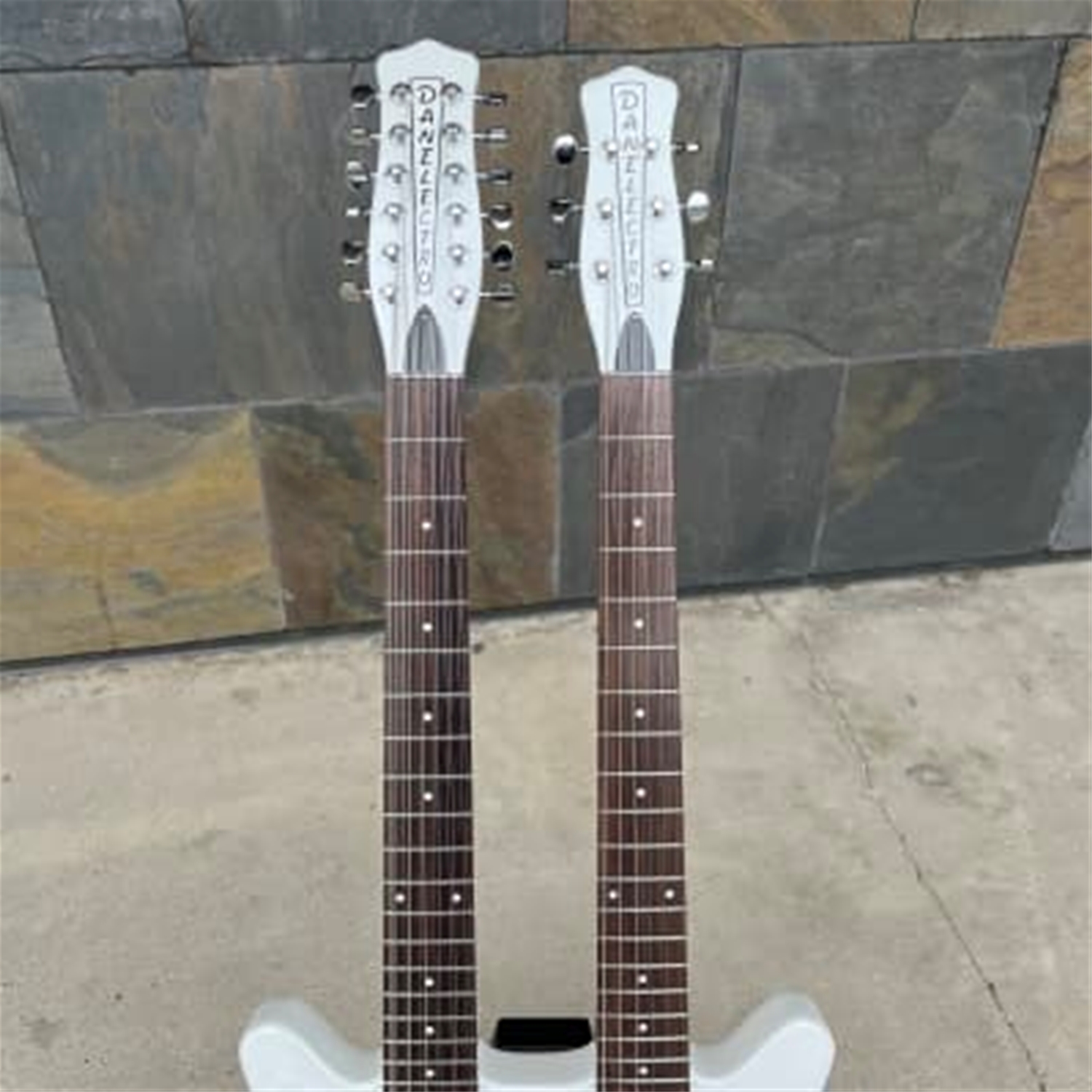 Danelectro ダンエレクトロ DOUBLE NECK 6-12 WHT ダブルネック
