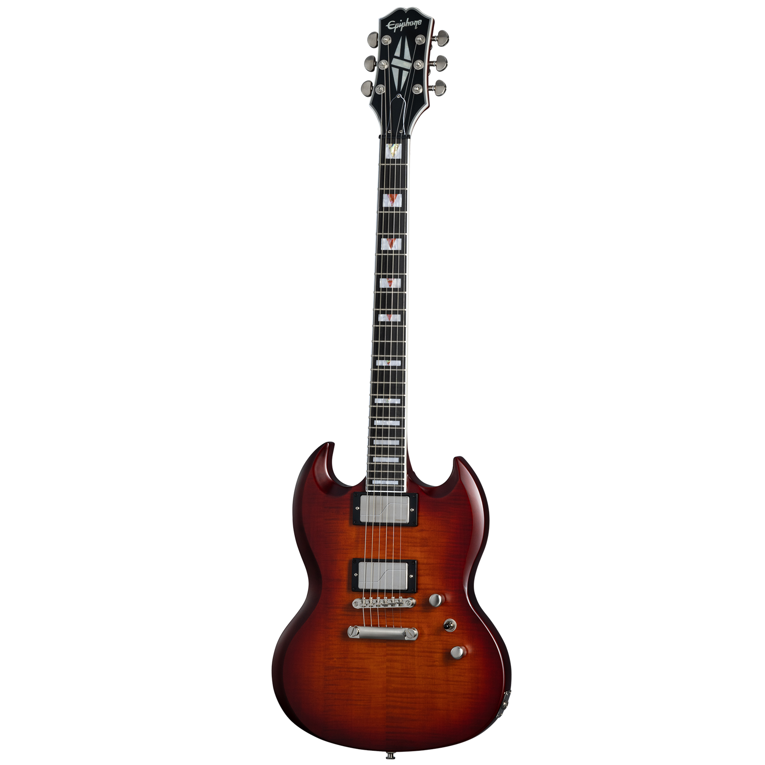 Epiphone SG Prophecy (Incl. Premium Gig Bag) Aged Bengal Tiger Burst