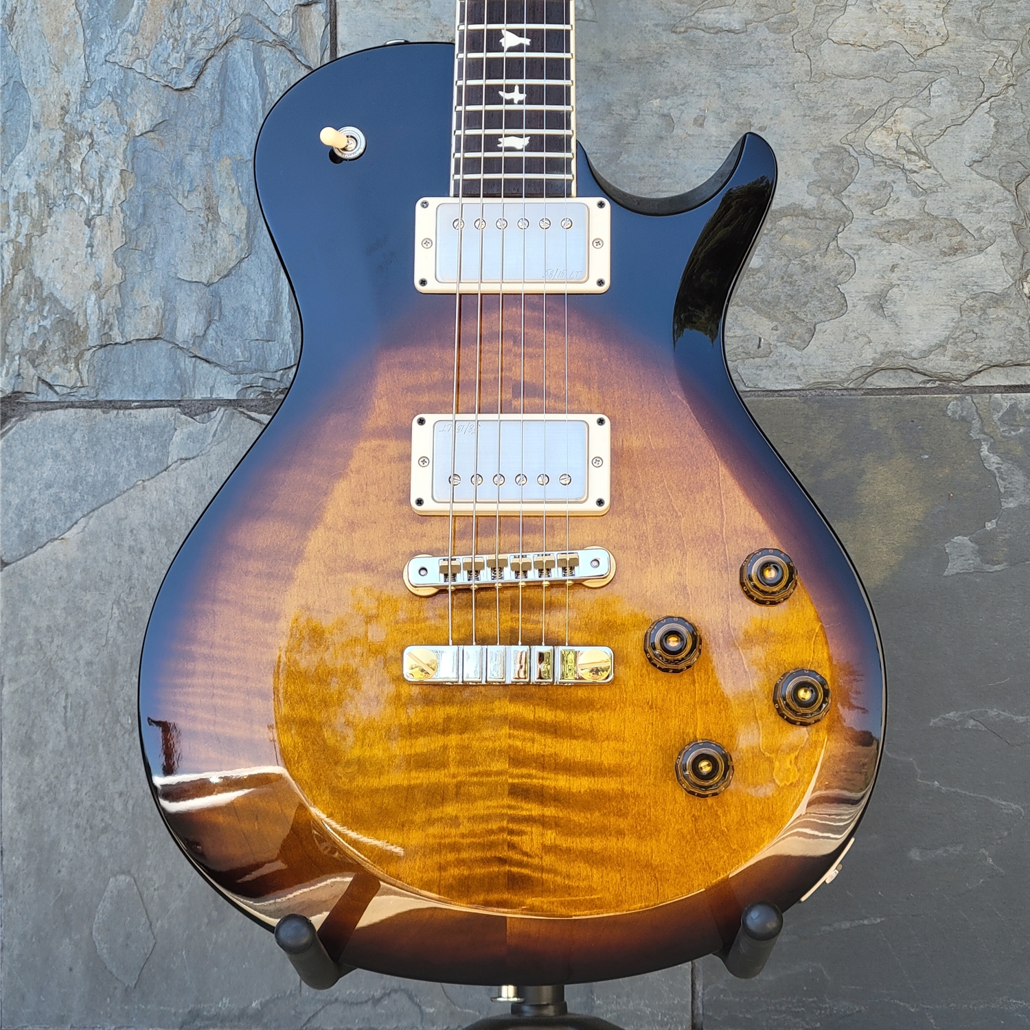 PRS S2 McCarty 594 Single Cut Black Amber