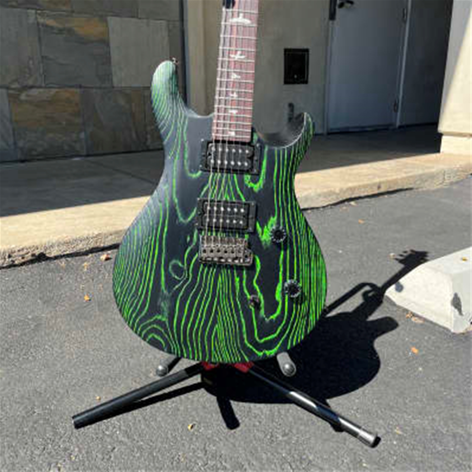 PRS SE Sandblasted CE 24 LTD Sandblasted Green