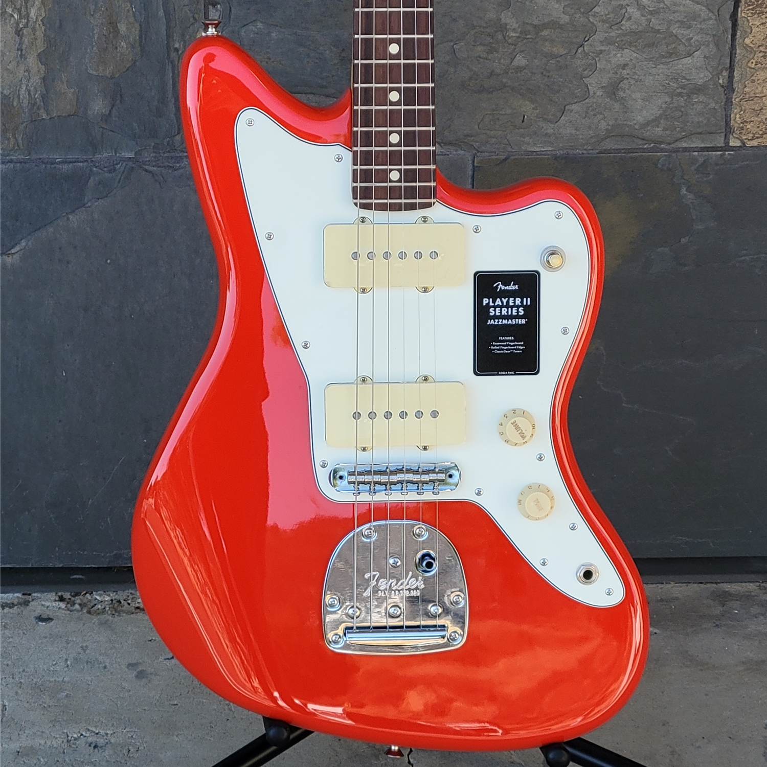 Fender Player II Jazzmaster®, Rosewood Fingerboard, Coral Red
