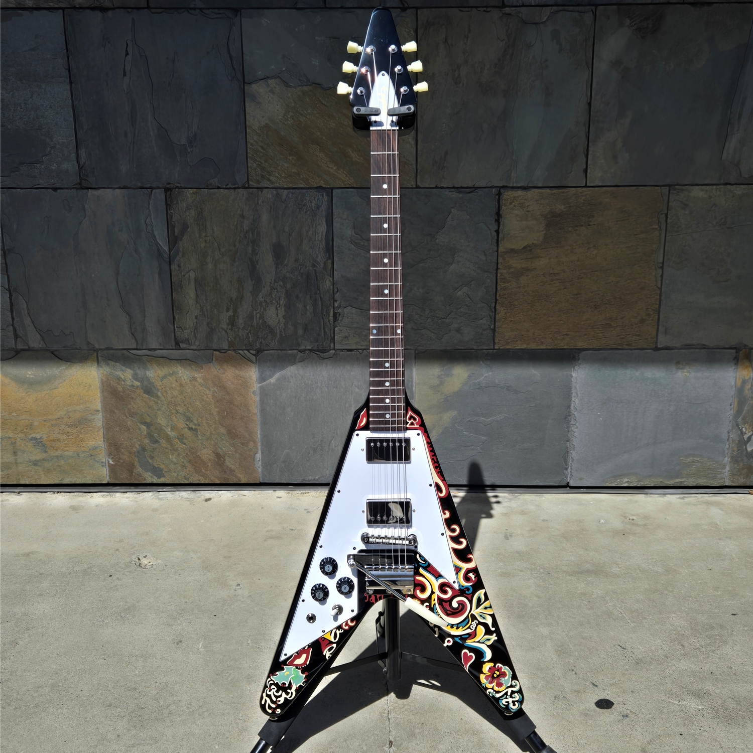 Epiphone Jimi Hendrix "Love Drops" Flying V Left Handed