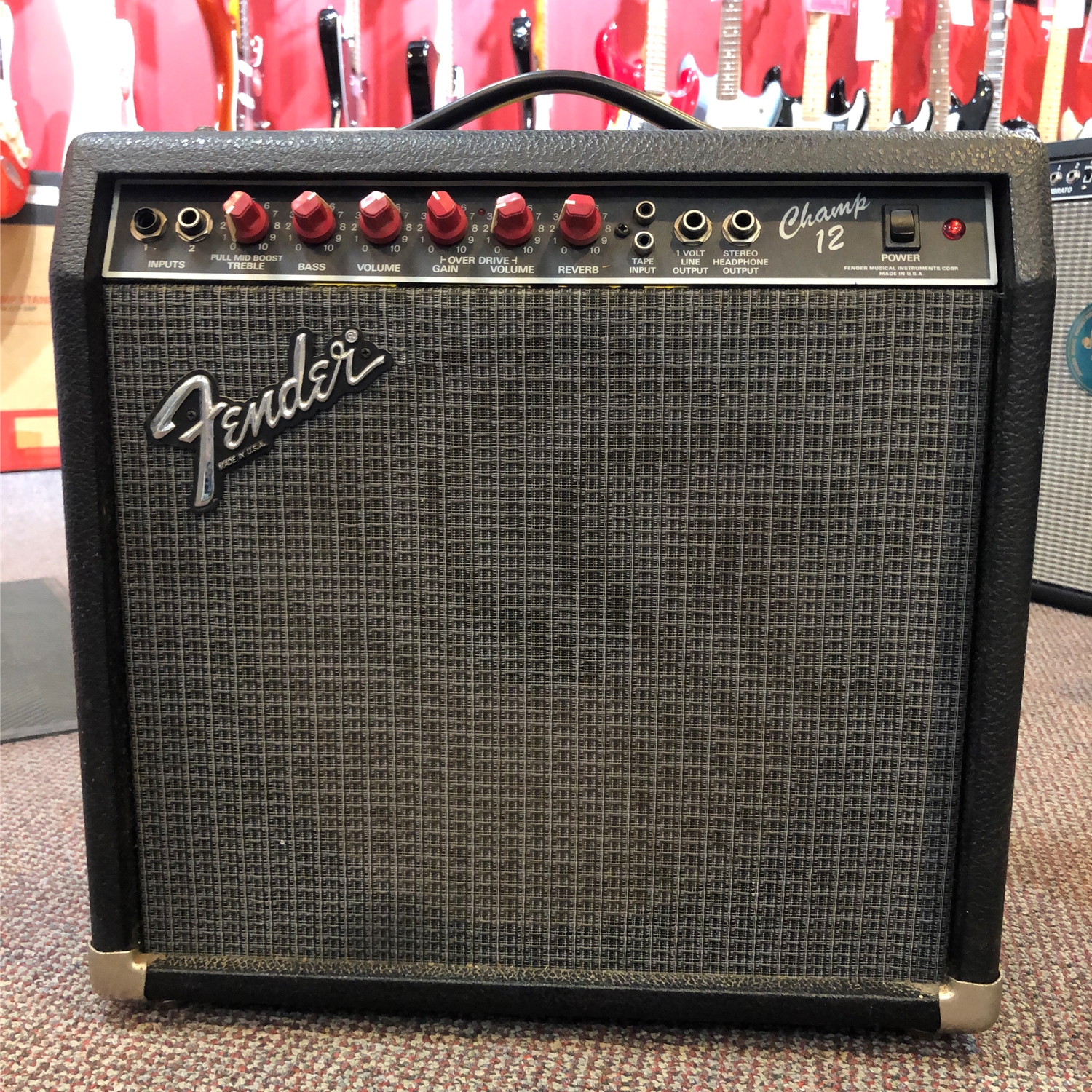 Instrumental Music - Used 1987-92 Fender Champ 12 Tube Combo Amp