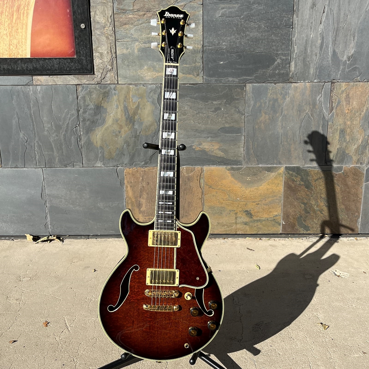Instrumental Music - Used 1996 Ibanez AM200 Exotic Wood Hollowbody